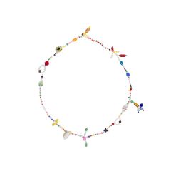 Teddy Necklace - Rainbow
